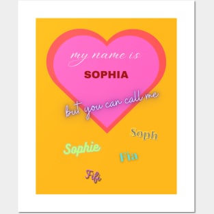 Sophia Posters and Art